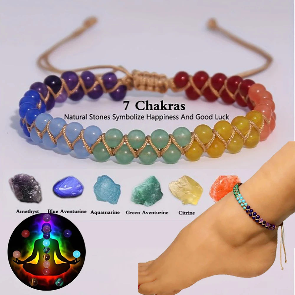 Chakra Stone Anklet