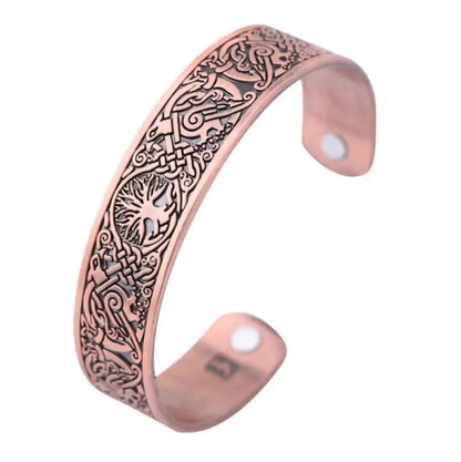 Tree of Life Magnetic Copper Bracelet