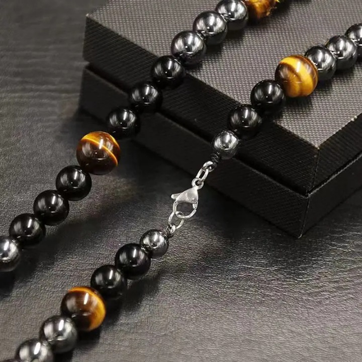 Hematite Magnetic Bead Necklace