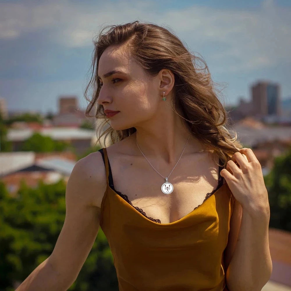 Phoenix Zircon Aromatherapy Necklace