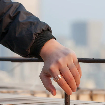 Flower Magnetic Copper Ring