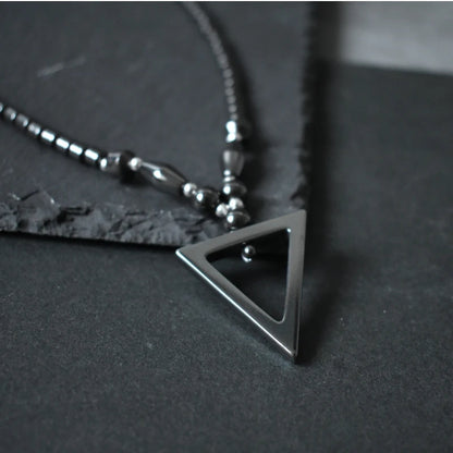 Black Hematite Magnetic Necklace