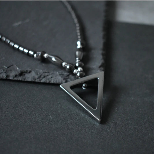 Black Hematite Magnetic Necklace