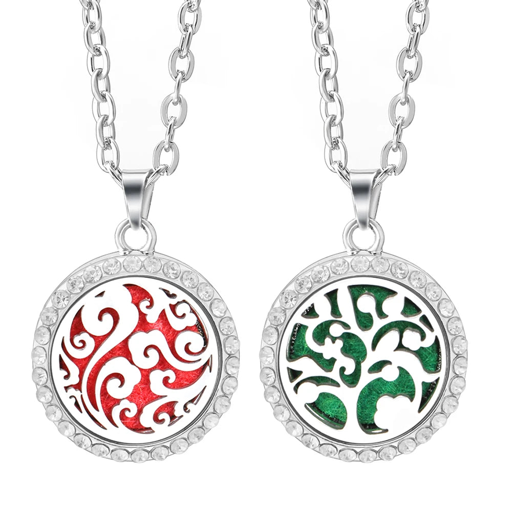 Phoenix Zircon Aromatherapy Necklace