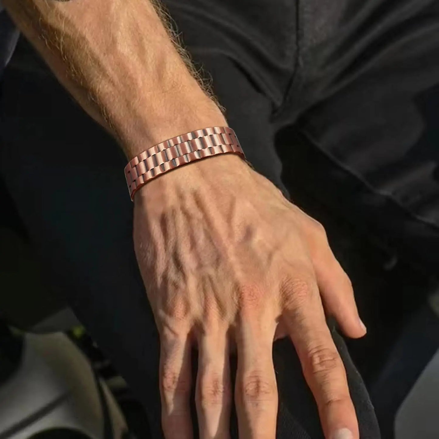 Pure Copper Magnetic Cuff Bracelet