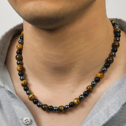 Hematite Magnetic Bead Necklace