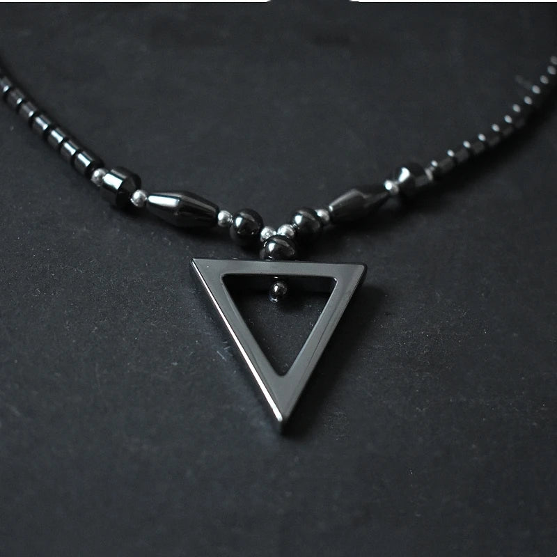 Black Hematite Magnetic Necklace