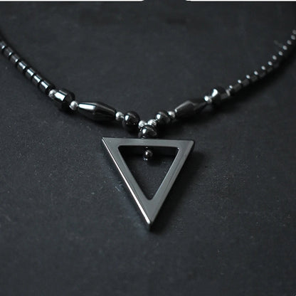 Black Hematite Magnetic Necklace