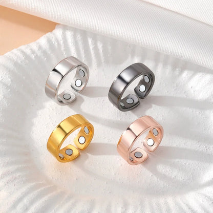 Dual Magnetic Therapy Adjustable Ring