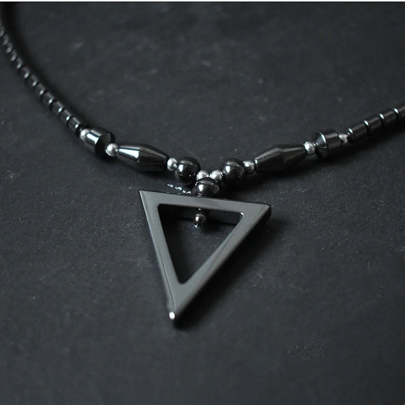 Black Hematite Magnetic Necklace