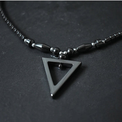 Black Hematite Magnetic Necklace