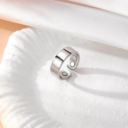 Dual Magnetic Therapy Adjustable Ring