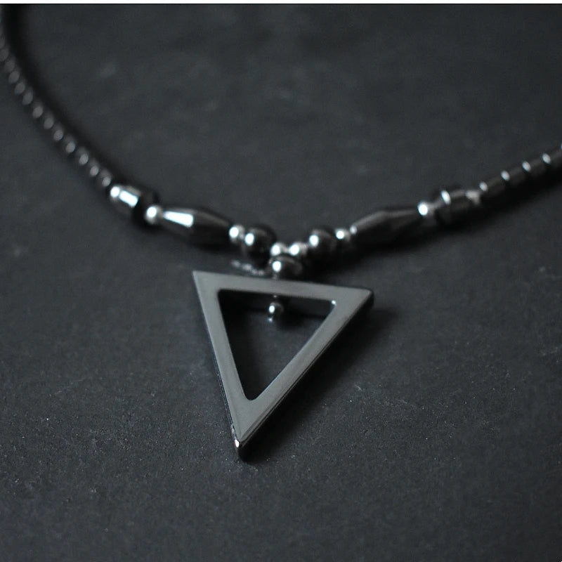 Black Hematite Magnetic Necklace