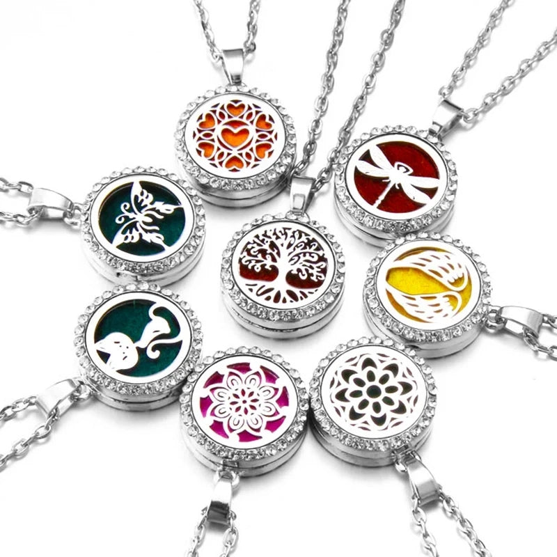 Phoenix Zircon Aromatherapy Necklace