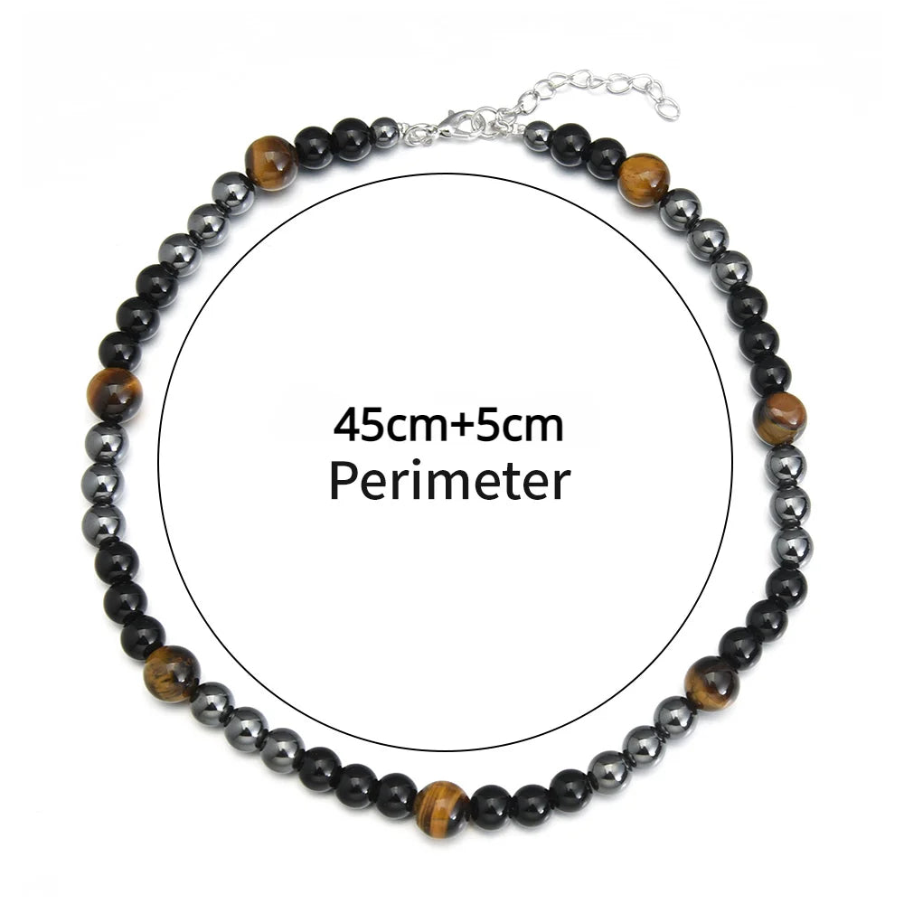 Hematite Magnetic Bead Necklace