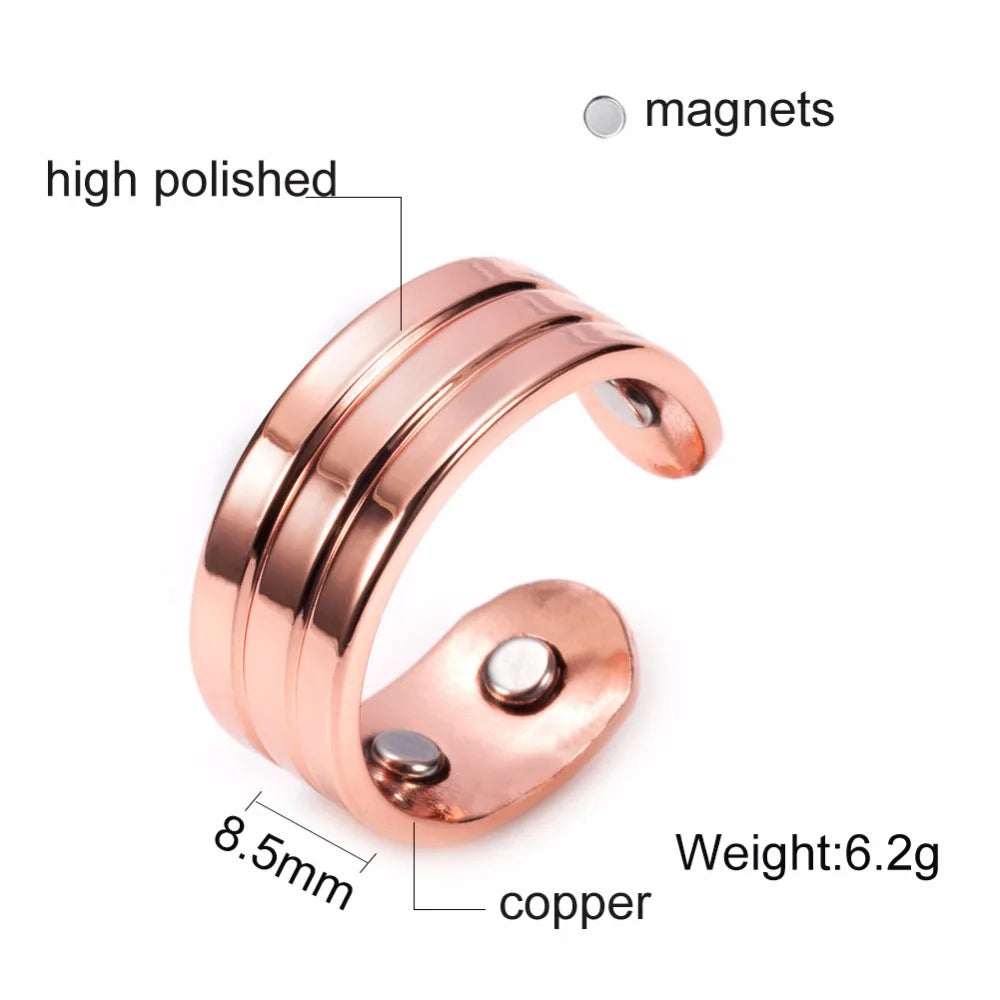 Pure Copper Magnetic Ring